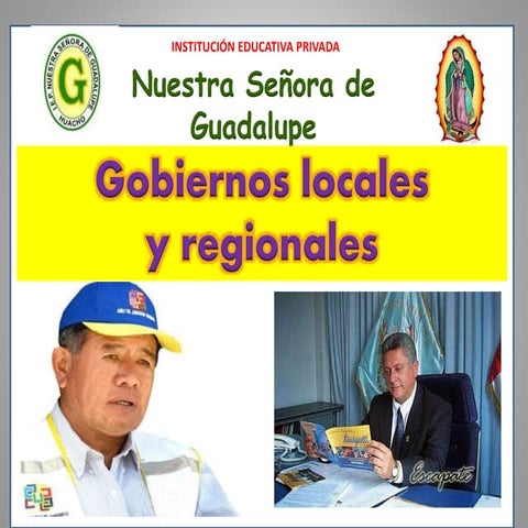 Gobiernos locales y regionales | PPTX