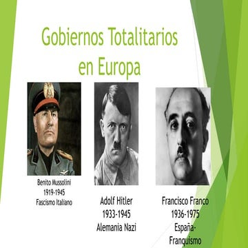 Ejemplos De Gobiernos Totalitarios