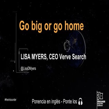 Lisa Myers en The Inbounder