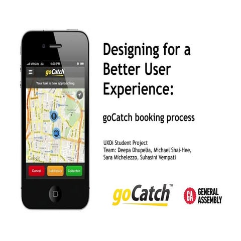 User Experience Design - goCatch App