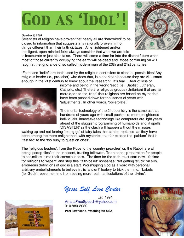 God As Idol by Arhata