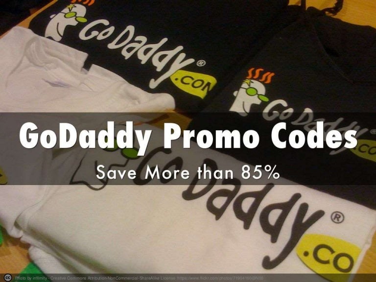 Go daddy promocode or Coupon Codes Save More Than 85