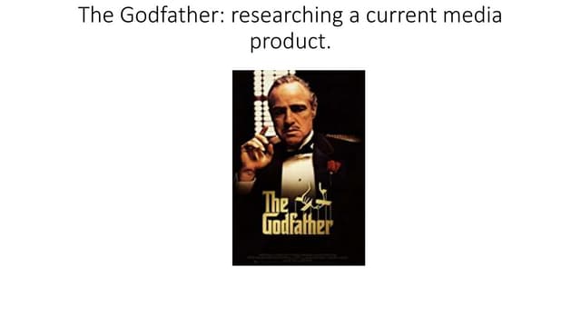 Godfather analysis | PPT