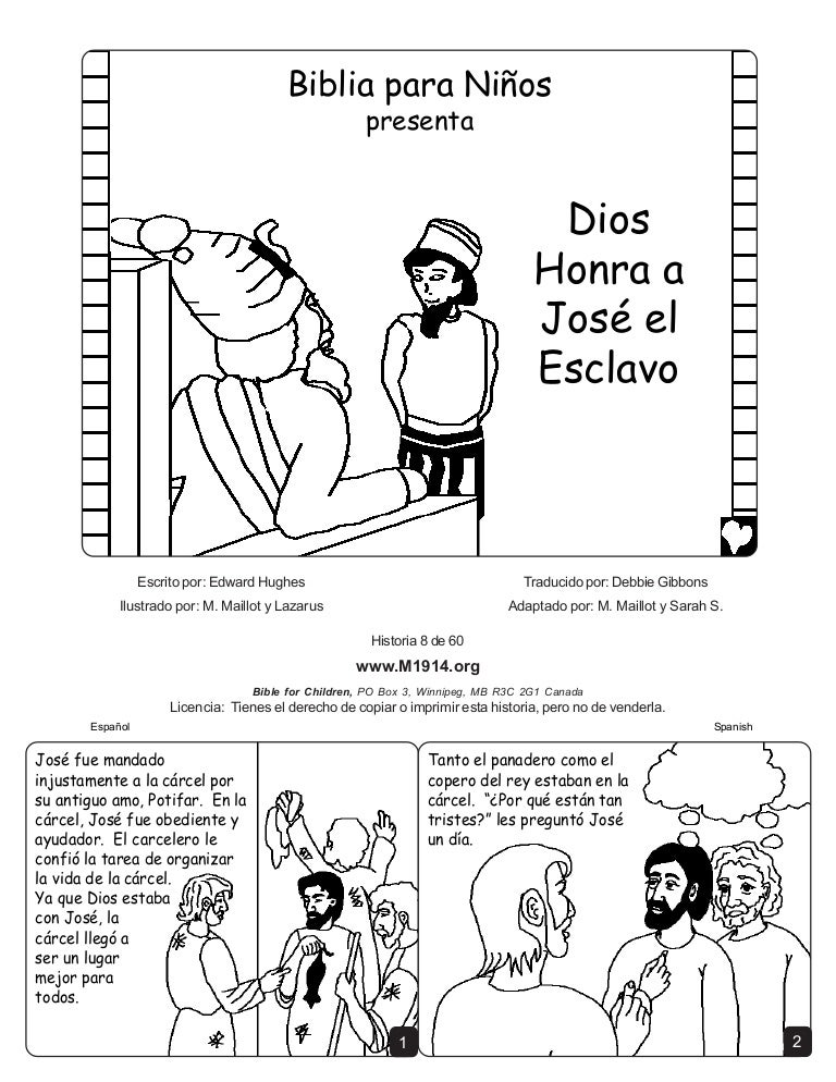 God honors joseph the slave spanish cb6