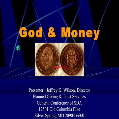 God & money