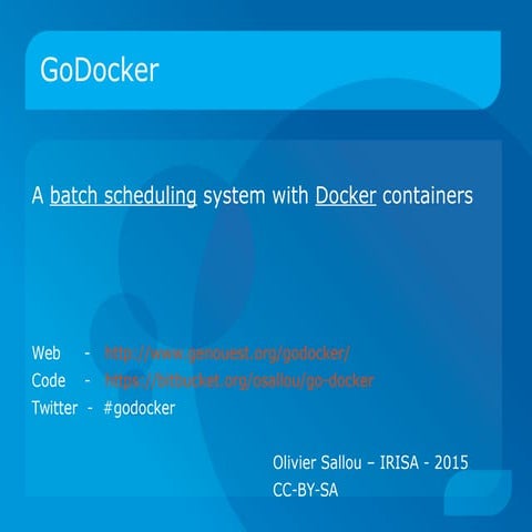 GoDocker presentation