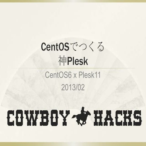 CentOSでつくる神Plesk