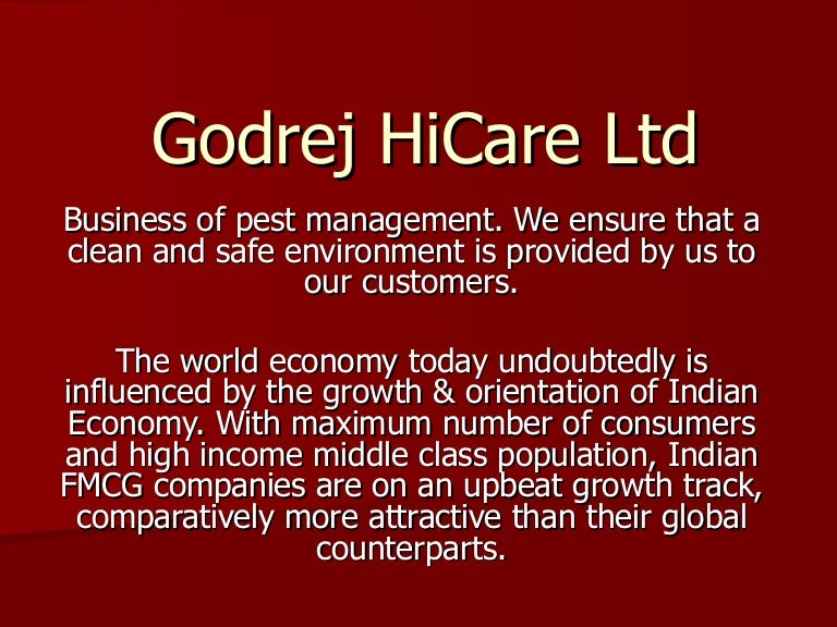 Godrej Hi Care Ltd