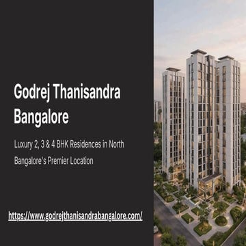 Godrej Thanisandra Bangalore | New Launch Homes