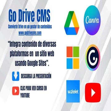 Go Drive CMS, usa Google Drive como gestor de contenidos