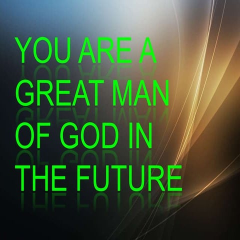 God's great plan for you