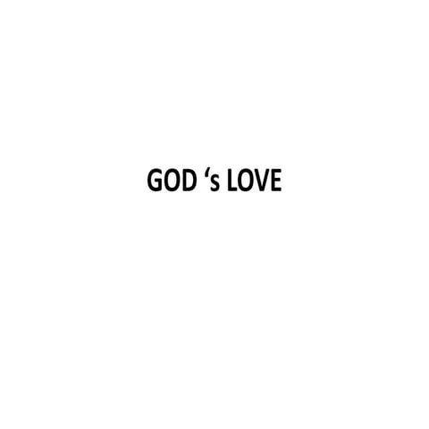 God ‘s love