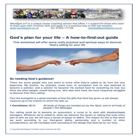 God’s plan for your life – A how to-find-out-guide