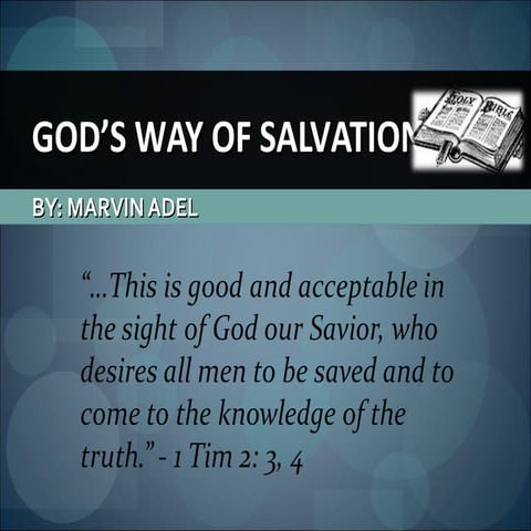 God's way of salvation