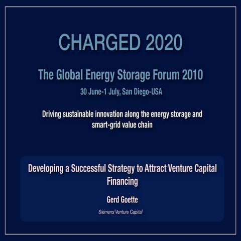 Developing A Successful Strategy To Attract Venture Capital Financing