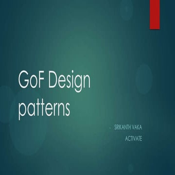 Gof design patterns | PPT