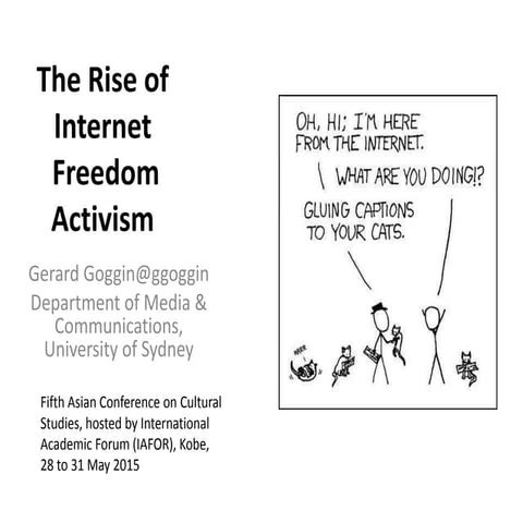 The Rise of Internet Freedom Activism