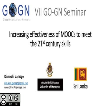 PhD research presentation for GO_GN Delft Netherlands 