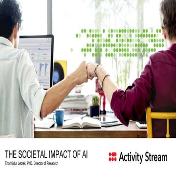 UTmessan 2018 : Societal impact of Artificial Intelligence