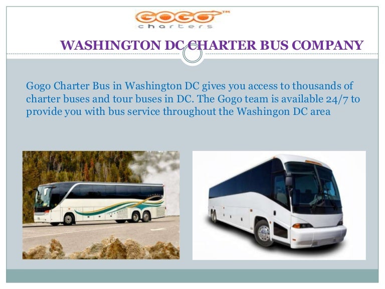 Gogo Charter DC Charter Bus