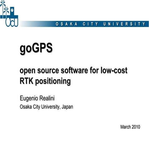 goGPS (March 2010)