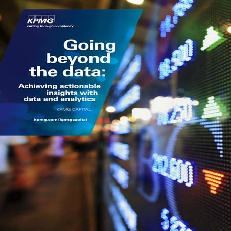 Going Beyond the Data 2014: Achieving actionable insights with data and analy...