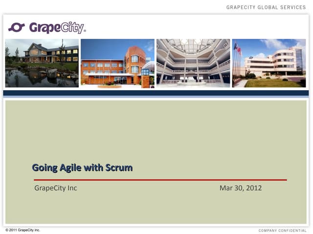 Going agile with scrum