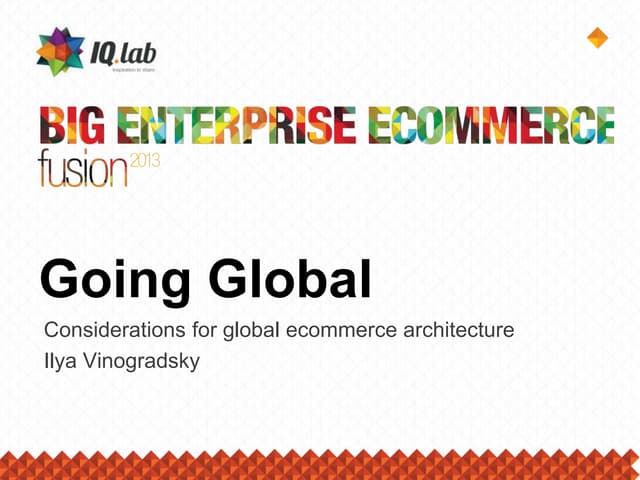 Going global