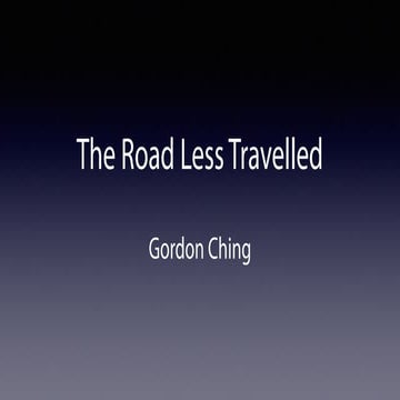 The Road Less Travelled - Going Global 