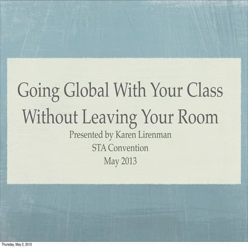 Going Global May 2013