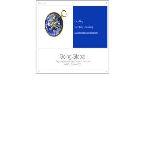 Going Global: Preparing Students to be Citizens of the World