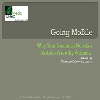 Going Mobile
