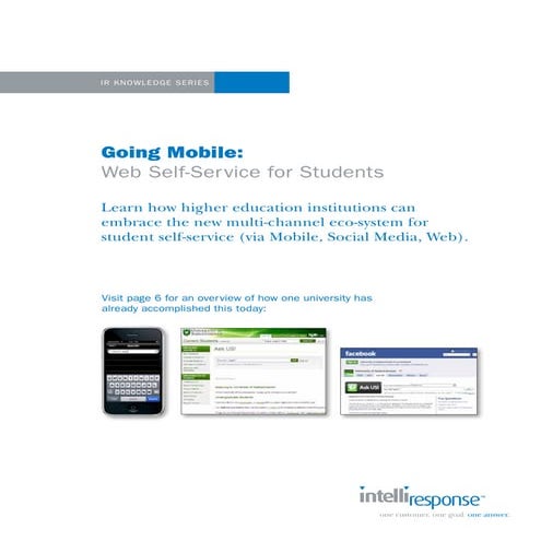 Going mobile: Web Self-Service for Students