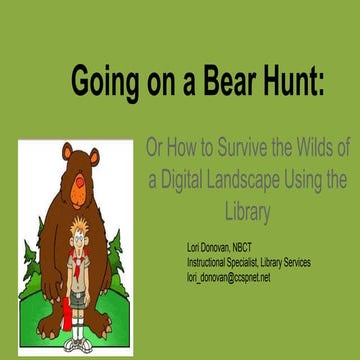 Going on a bear hunt  camp chromebook