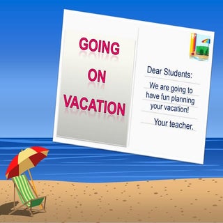 Going on vacation ppt