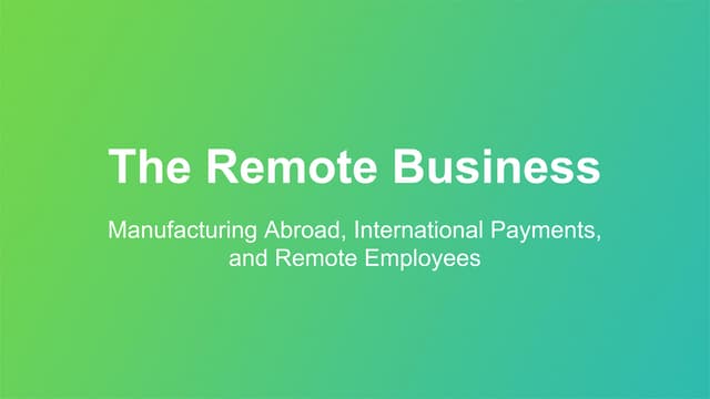 To Remote Business
