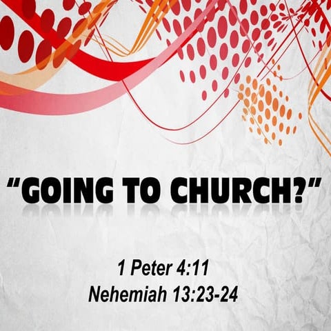 Going To Church