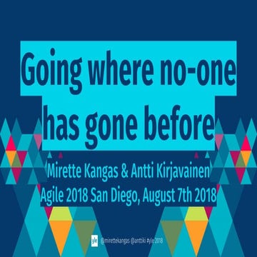 Going where no one has gone before