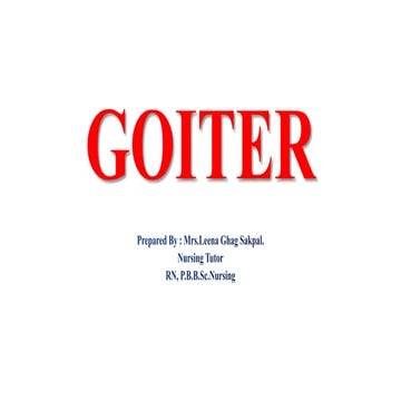 GOITER