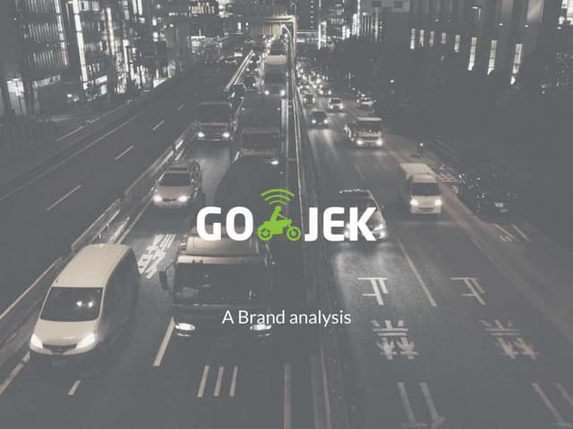 Gojek pitch deck