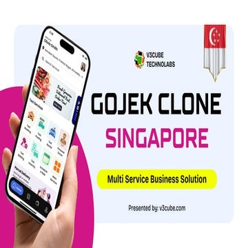 Gojek Clone App Singapore Multi Service Business Solution | PDF