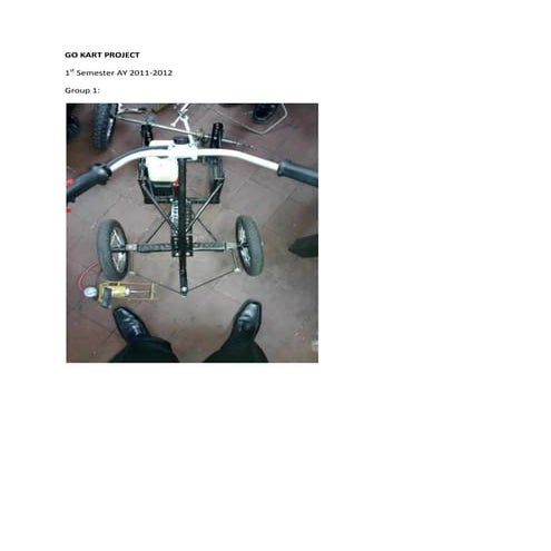 Go kart project