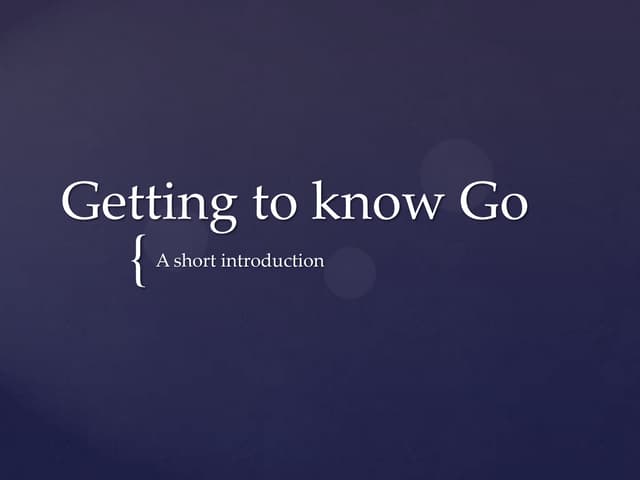 Golang