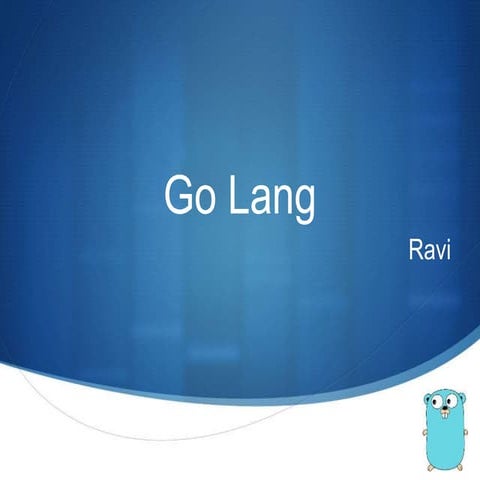 Go Lang | PPT