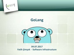 Introduction to Go programming language | PPT