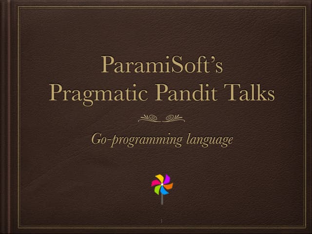 Go language presentation