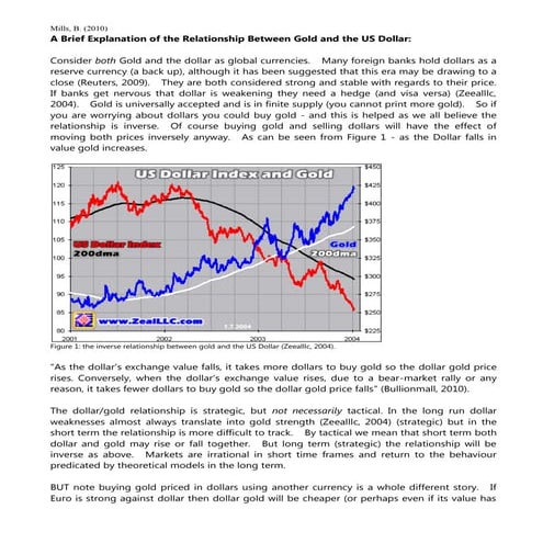 Gold, inflation and dollars