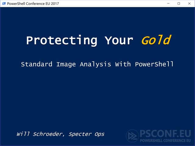Defending Your "Gold"