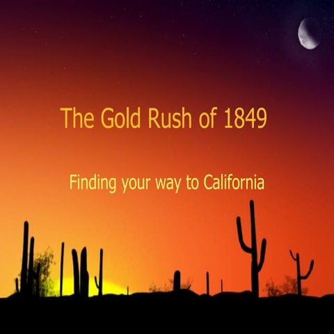 Gold Rush Powerpoint
