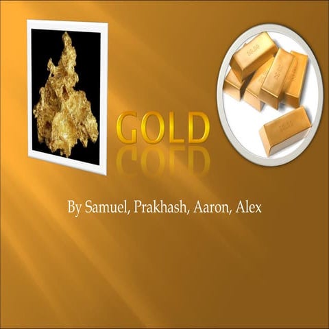 Gold chemistry presentation
